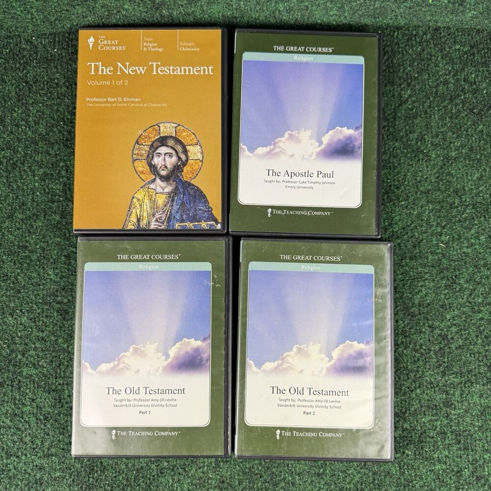The Great Courses Religion, Christianity Lot Of 4 Lectures Cd Sets